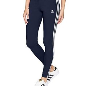 Navy blue adidas leggings